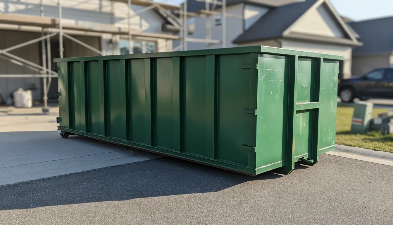 20 yard dumpster rental wide