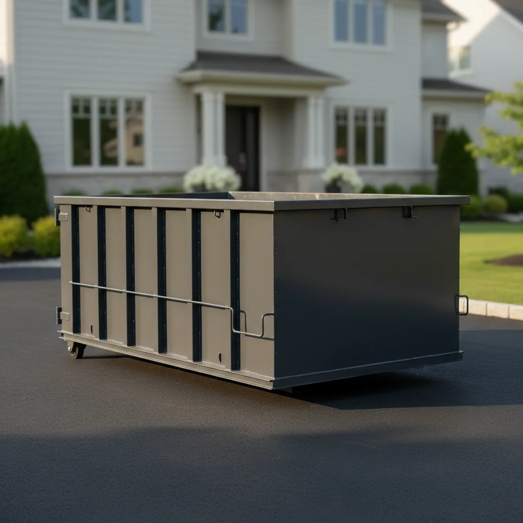 temporary roll off dumpster rental square